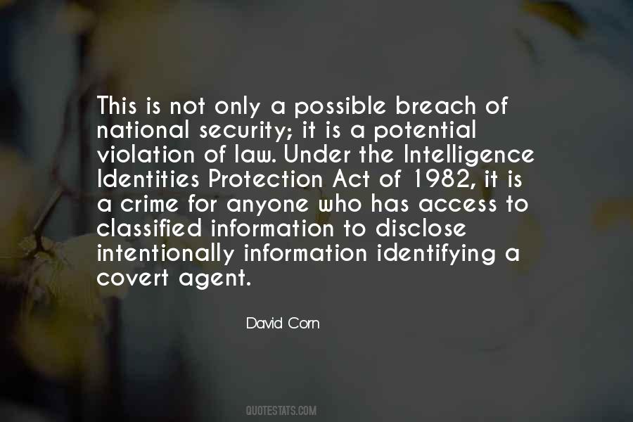Security Breach Quotes #1550625