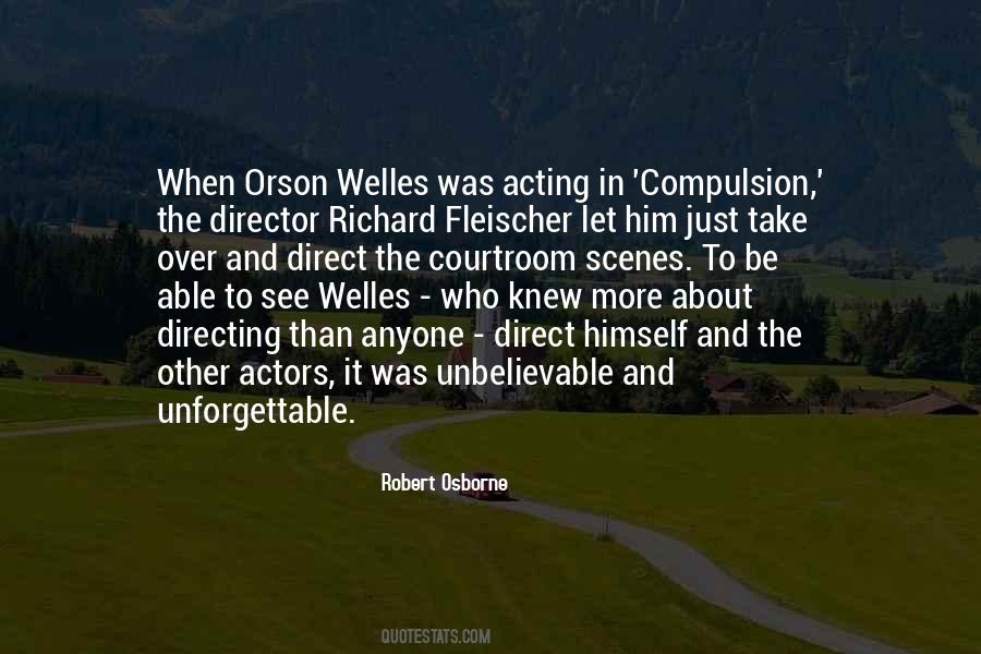 Quotes About Orson Welles #934752