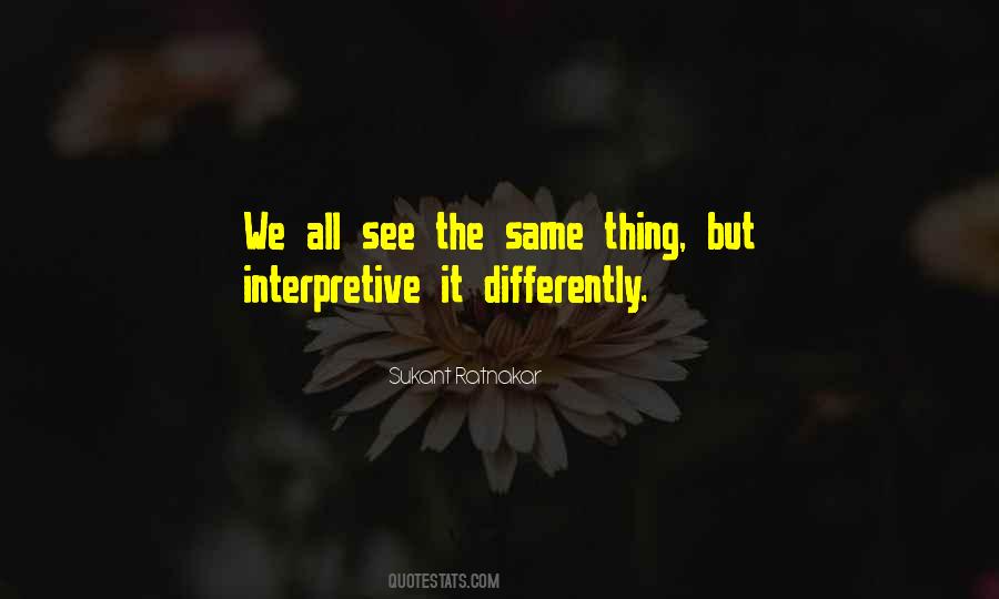 See It Differently Quotes #971797