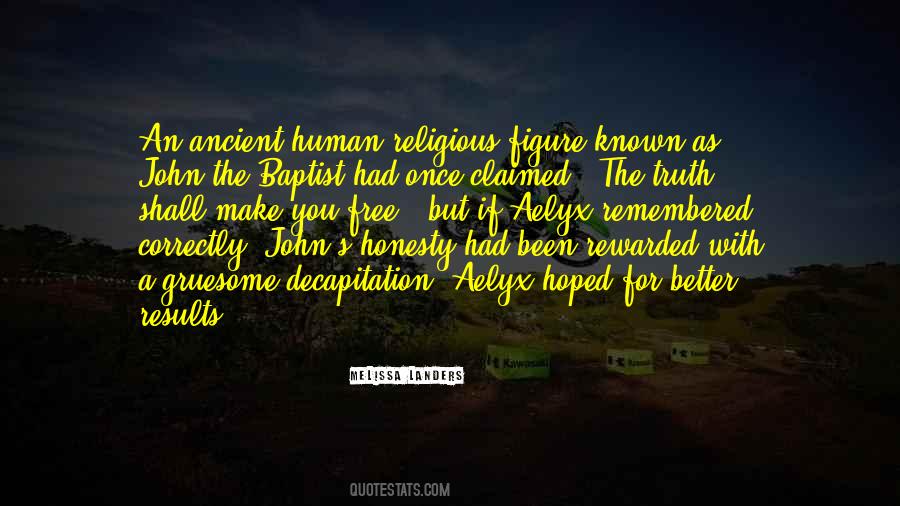 Quotes About John The Baptist #133297