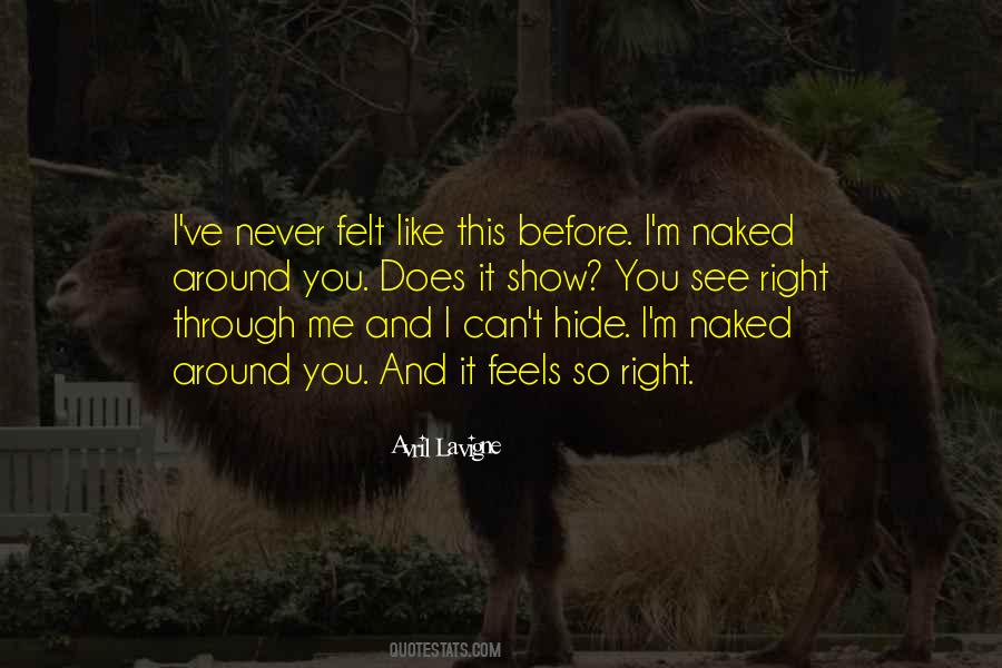 See Right Through Me Quotes #534536