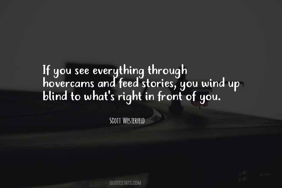 See Right Through Me Quotes #671293