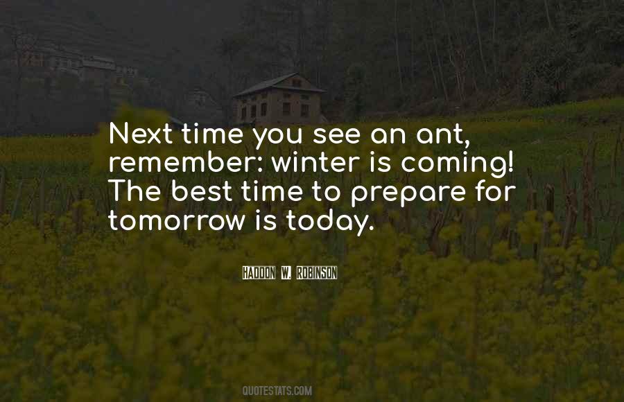 See You Tomorrow Quotes #1497013