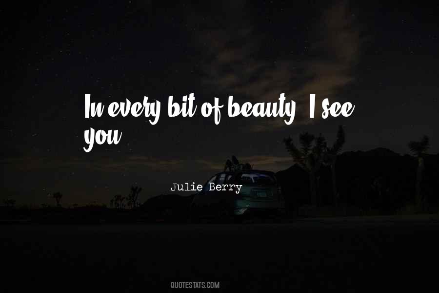 See Your Own Beauty Quotes #10112