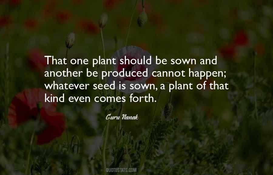 Seed Sown Quotes #623815