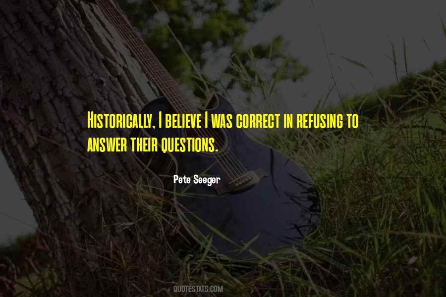 Seeger Quotes #502674