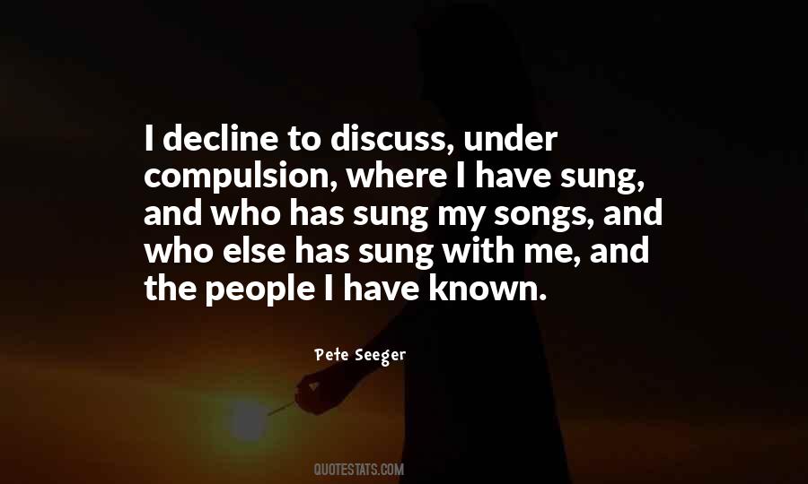 Seeger Quotes #593905