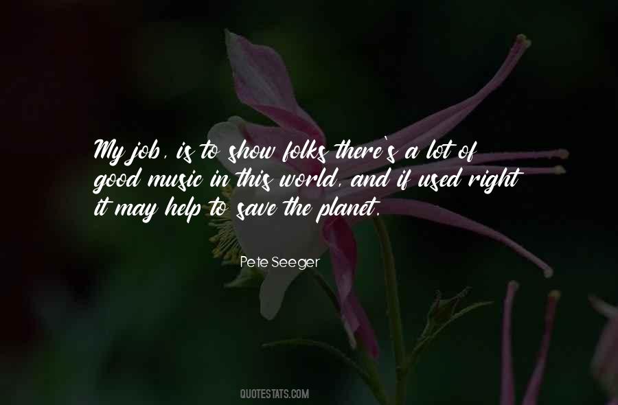 Seeger Quotes #861115