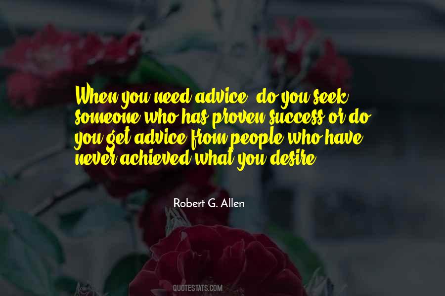 Seek Advice Quotes #1814110