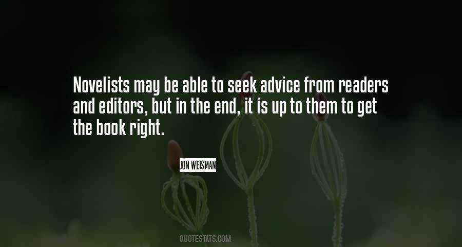 Seek Advice Quotes #670141