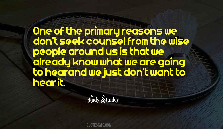 Seek Counsel Quotes #603580