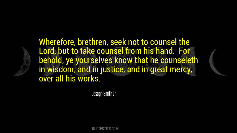 Seek Counsel Quotes #754606