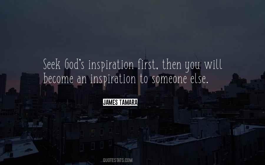 Seek God First Quotes #373593