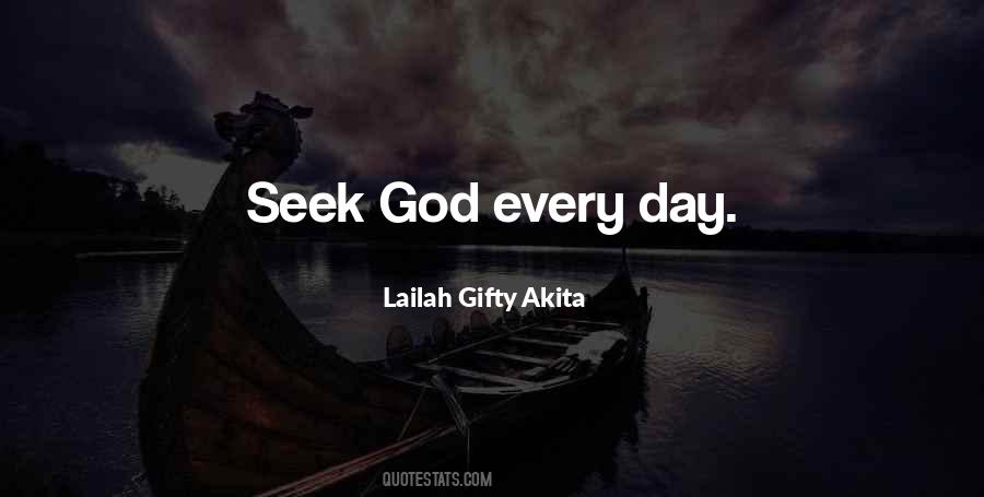 Seek God Quotes #1233103