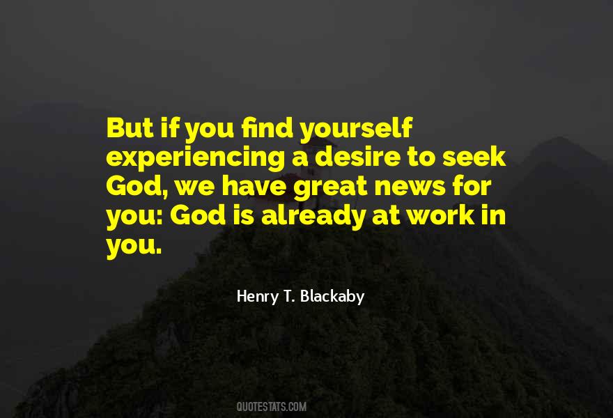 Seek God Quotes #1483100