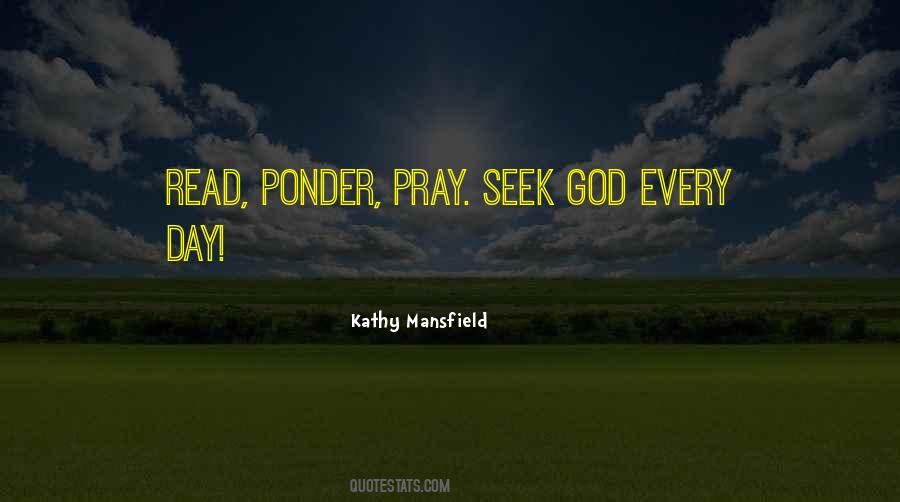 Seek God Quotes #602458