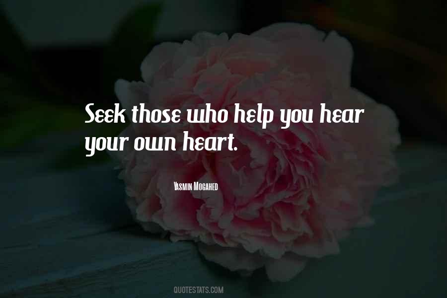 Seek Help Quotes #865575