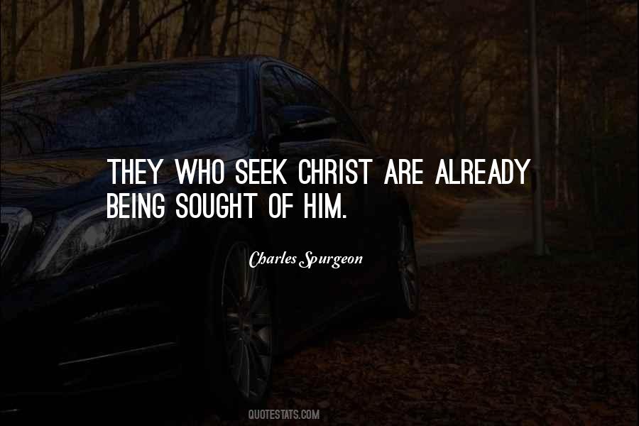 Seek Jesus Quotes #1633823
