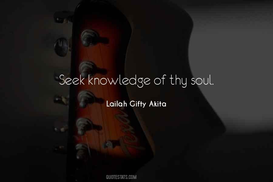 Seek Knowledge Quotes #1564941