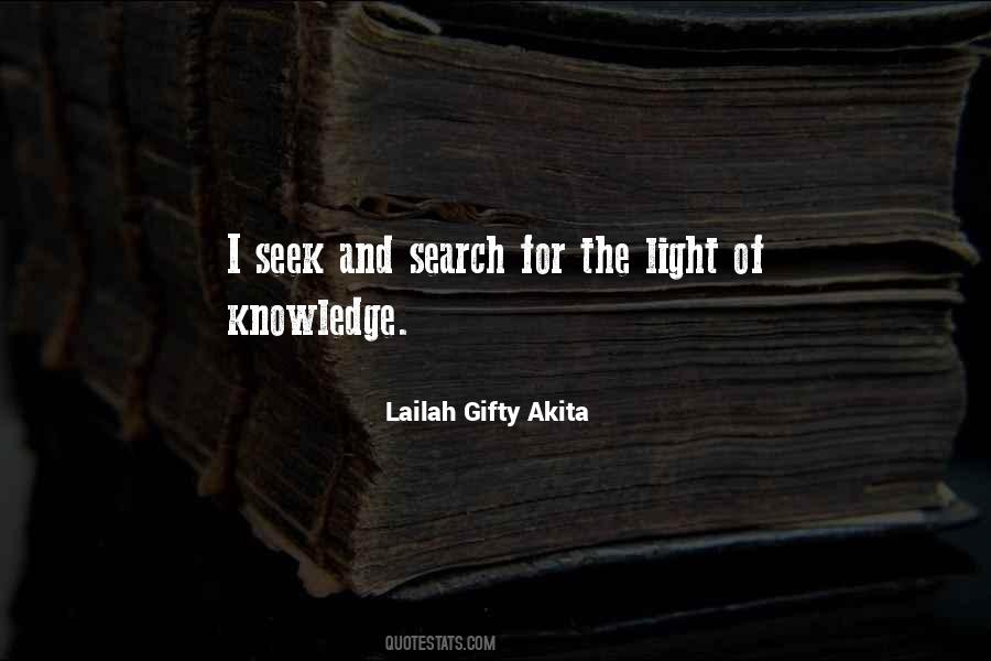 Seek Knowledge Quotes #343971