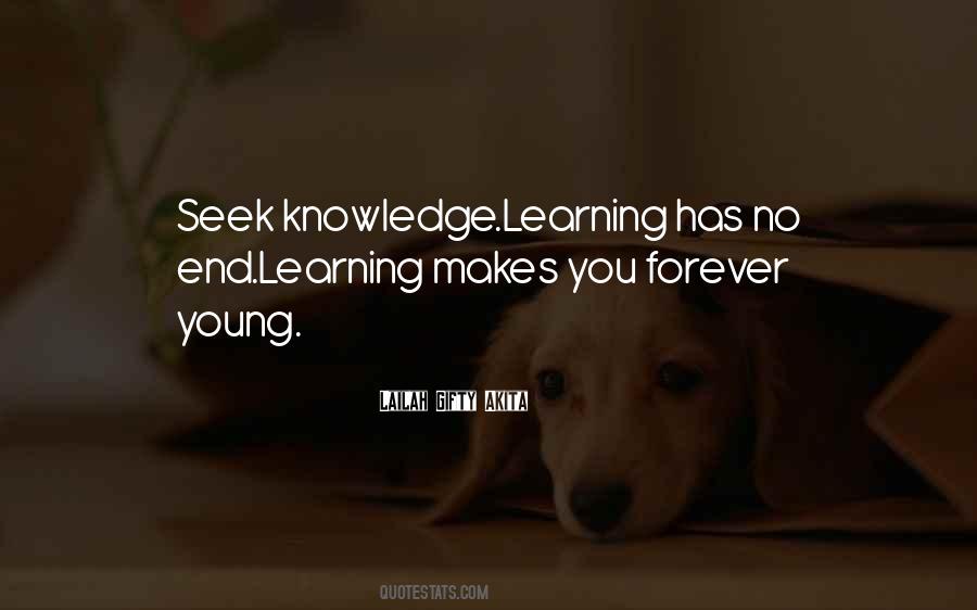 Seek Knowledge Quotes #446043