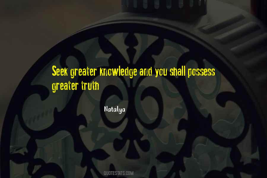 Seek Knowledge Quotes #62254