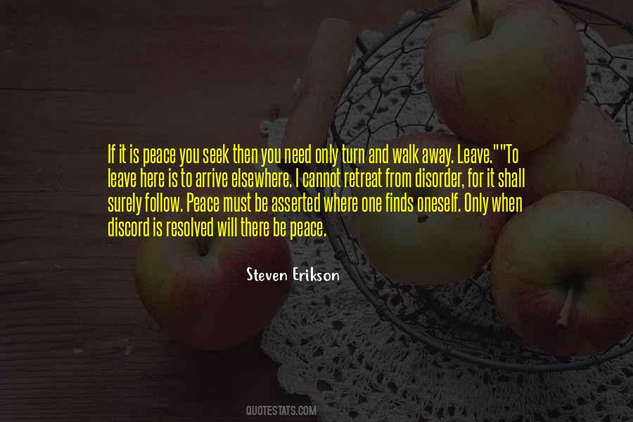 Seek Peace Quotes #137061