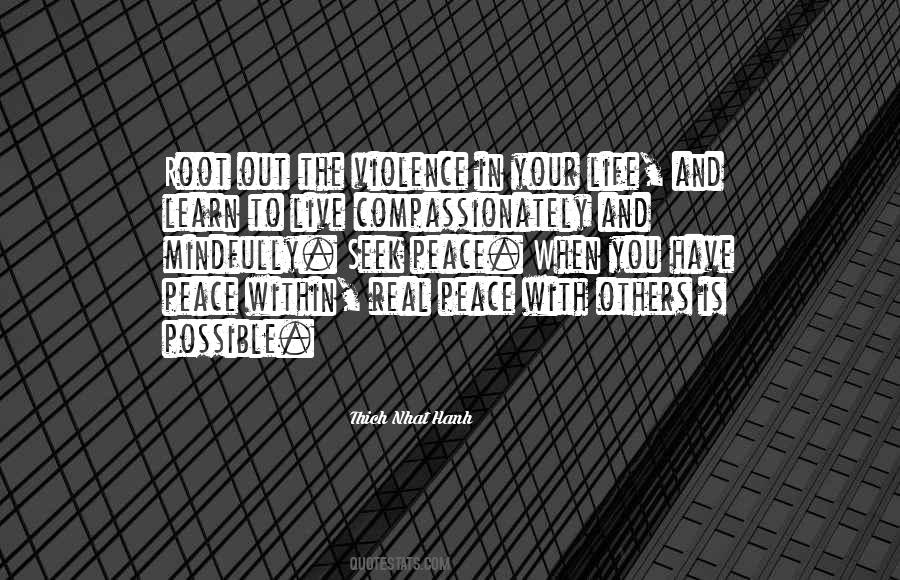 Seek Peace Quotes #1543032