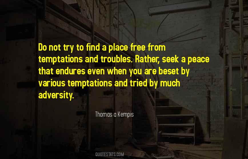Seek Peace Quotes #754369