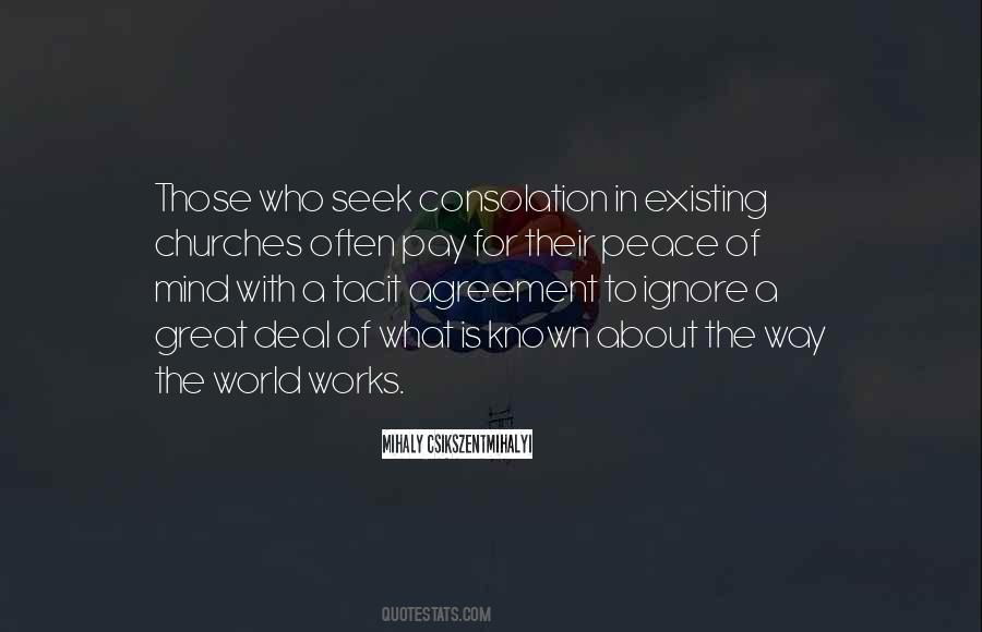 Seek Peace Quotes #755610