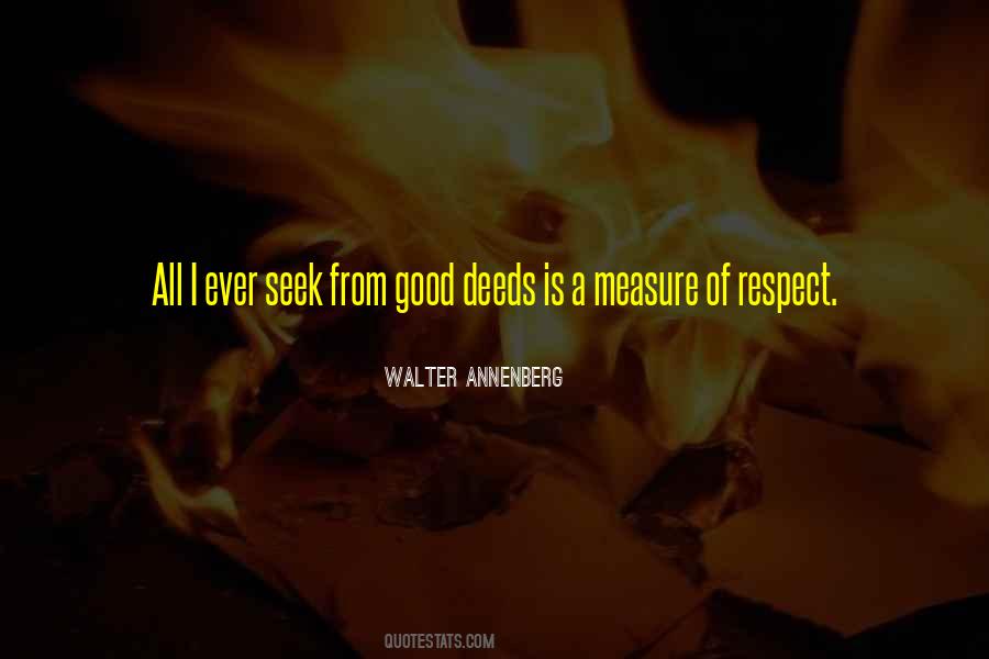 Seek Respect Quotes #1400096