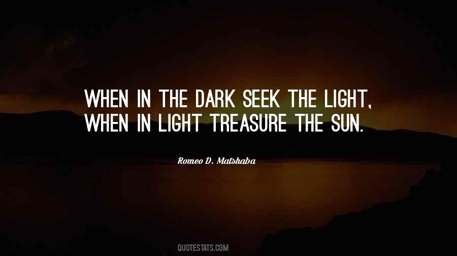 Seek The Light Quotes #1659755