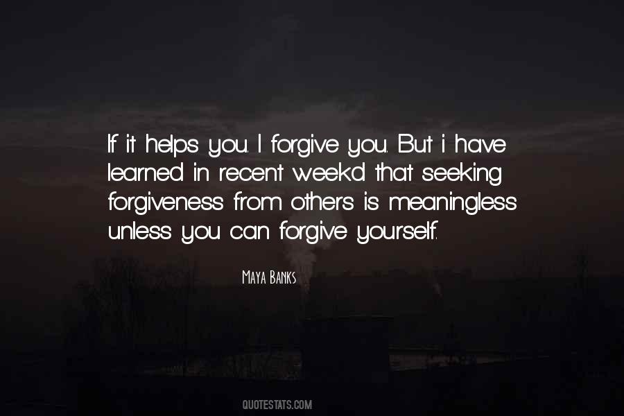 Seeking Forgiveness From Others Quotes #1295034