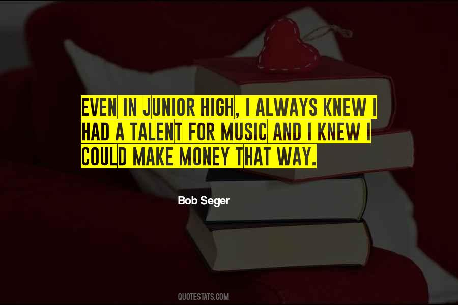 Seger Quotes #126623