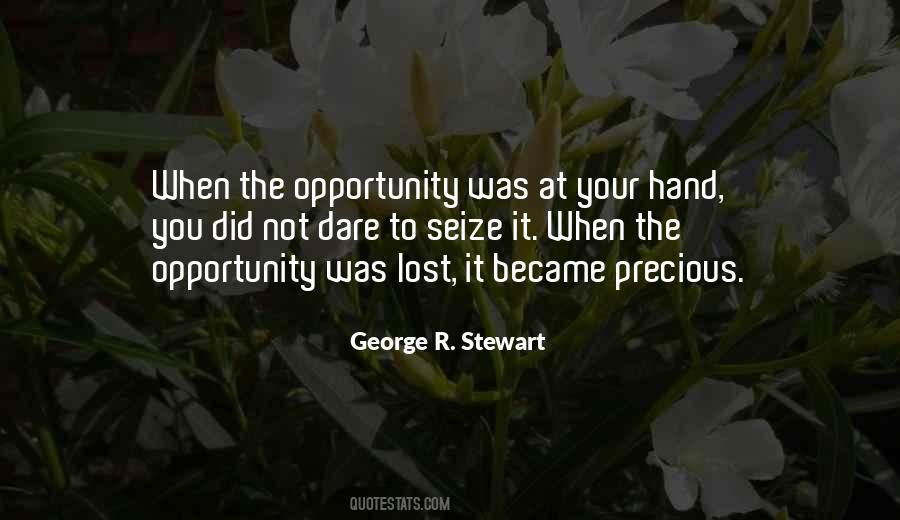 Seize An Opportunity Quotes #255581