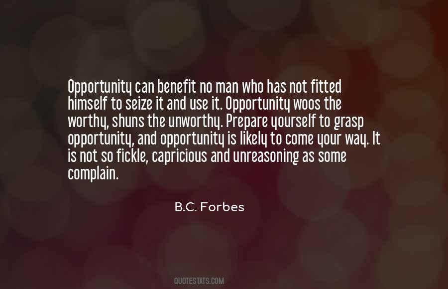 Seize An Opportunity Quotes #306563