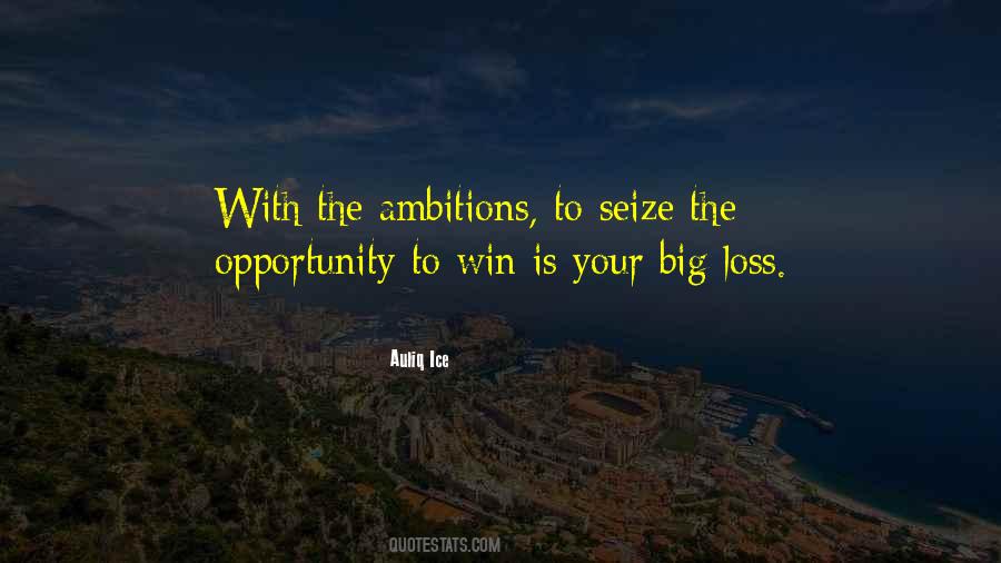Seize Opportunity Quotes #1435698