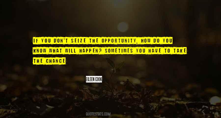 Seize Opportunity Quotes #790128