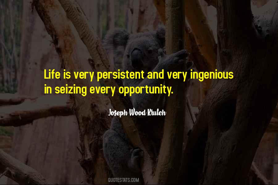 Seizing Every Opportunity Quotes #1745220