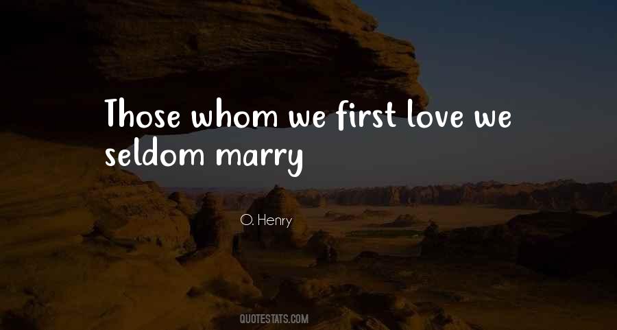 Seldom Love Quotes #1483879