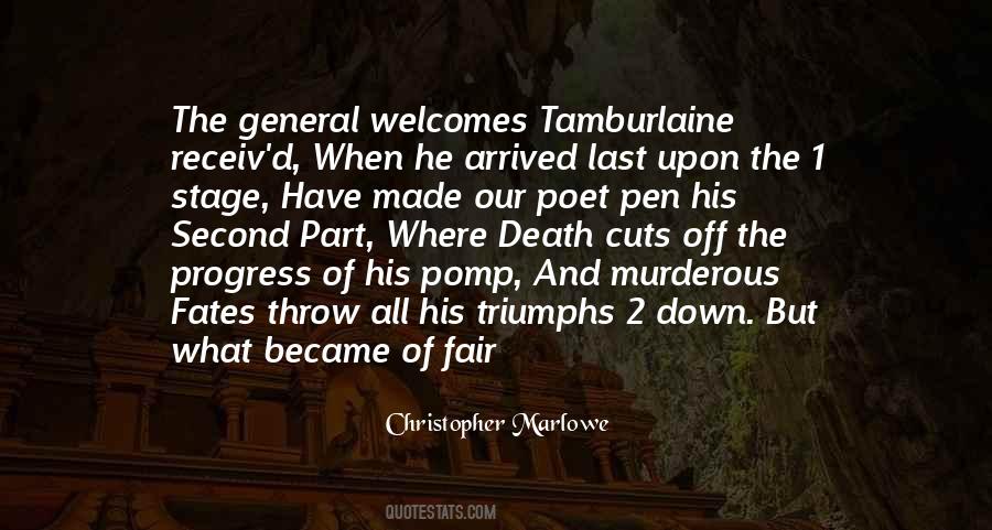 Quotes About Christopher Marlowe #1245100