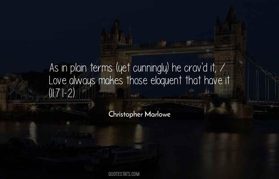 Quotes About Christopher Marlowe #1438514