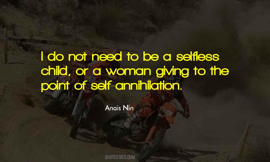 Self Annihilation Quotes #399187