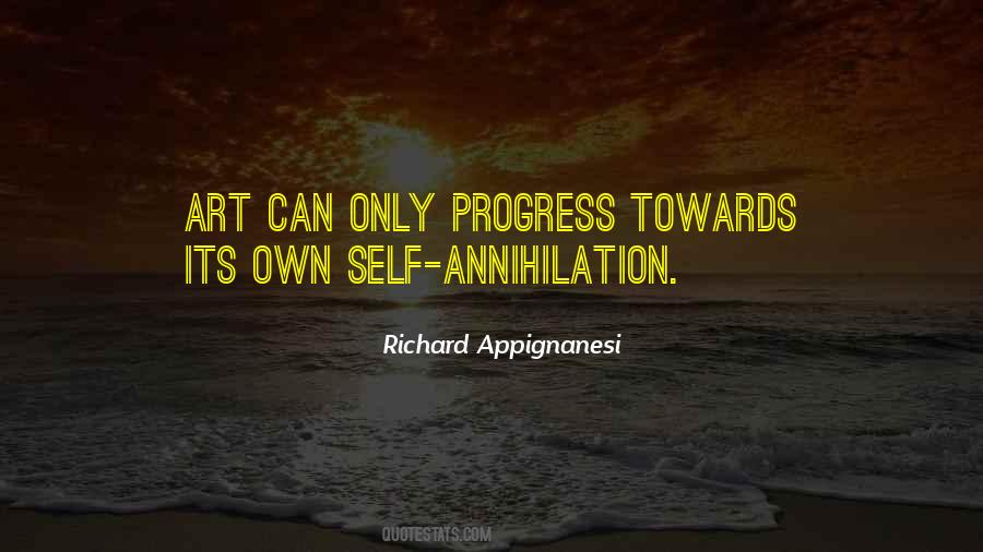 Self Annihilation Quotes #957515