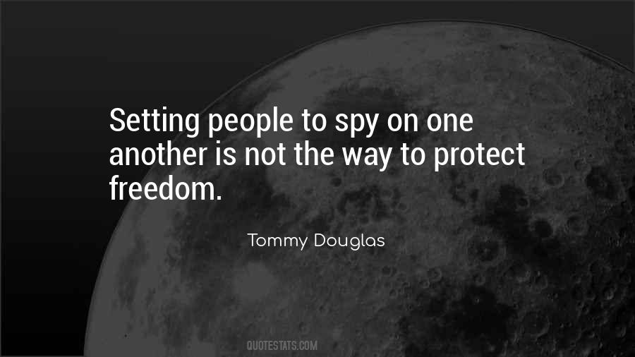 Quotes About Tommy Douglas #251959