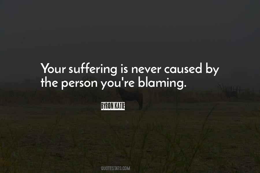 Self Blaming Quotes #273018