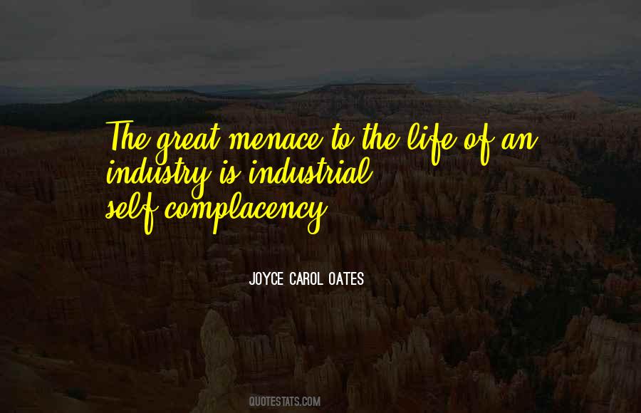 Self Complacency Quotes #1040273