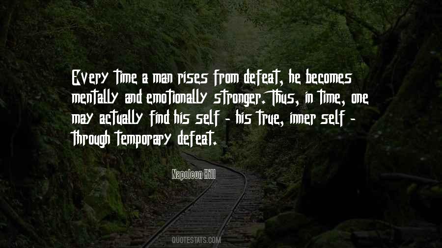 Self Defeat Quotes #1158023