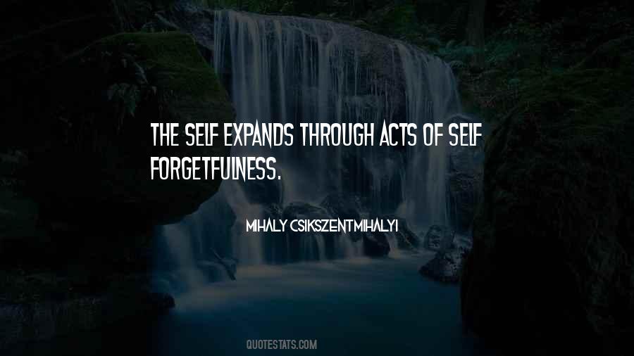 Self Forgetfulness Quotes #542305