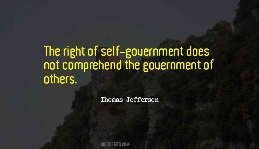 Self Government Quotes #106816